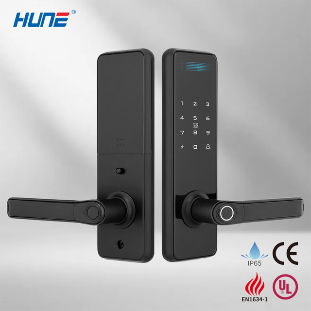 For Fireproof Stylish Smart Door Lock for Steel Door with Memory Card IP65 Waterproof Card & NFC Unlock