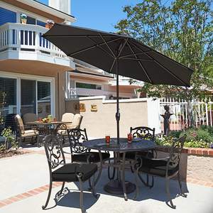 Uplion-Paraguas impermeable de gran tamaño para jardín, sombrilla de <span class=keywords><strong>patio</strong></span> con inclinación para balcón al aire libre, 10 pies - Product Image 1