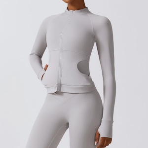 Conjunto Deportivo de 3 Piezas para Mujer, Ropa de Gimnasio y Yoga, Traje Deportivo sin Costuras de Manga Larga, Sudadera con Capucha, Conjunto de Yoga - Product Image 6