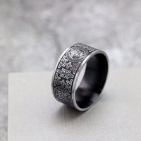 レトロなキリスト教ステンレス製ユニセックス聖十字架エクソシストリング