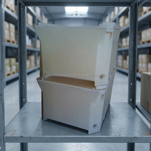 Conteneur en plastique isolé pour le transport alimentaire, stabilisé aux UV, couleur personnalisée, écologique, conteneur isolé pour le transport alimentaire - Product Image 3