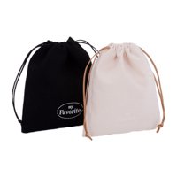 Vente en gros de pochettes à bijoux personnalisées avec logo de luxe en microfibre recyclable, emballage cadeau, sac à poussière à cordon, ruban, artisanat de bougies, personnalisé