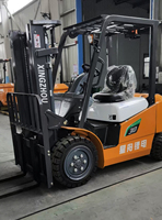 Chariot élévateur électrique au lithium de 1 à 3,8 tonnes, avec cabine complète, classé parmi les meilleurs, pour opérations en intérieur, livraison rapide