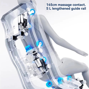 Sillón de Masaje Reclinable de Gravedad Cero de Alta Gama, Masaje Shiatsu de Cuerpo Completo con <span class=keywords><strong>Terapia</strong></span> de Calor y Función de Escaneo Corporal - Product Image 2