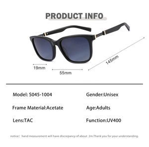 Nouveau design acétate avec lunettes de soleil matel lunettes de soleil célèbres femmes lunettes de soleil de luxe en acétate - Product Image 2