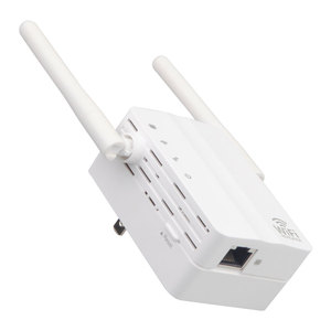 เครื่องขยายสัญญาณไวไฟไร้สาย 300Mbps รุ่น RP703F-XY 2.4GHz 802.11n/g/b พร้อมพอร์ต Ethernet เสาอากาศภายนอก ครอบคลุมระยะ 300 เมตร - Product Image 5