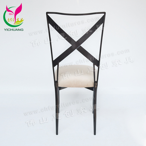 Guangzhou Pas Cher En Gros empilable En Métal Chaise de Restaurant Utilisé Pour Manger et Banquet - Product Image 4