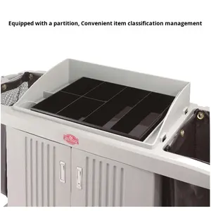 Southern GNF SFC01 layanan kamar Hotel kereta <span class=keywords><strong>Linen</strong></span> plastik troli pembersih kerja lantai khusus - Product Image 2