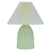 Lampe de table en céramique plissée rétro nordique pour chambre et bureau, veilleuse de chevet avec ambiance décorative raffinée