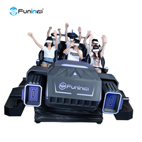Parque temático de cine 9dvr 5d/7d/9d, entretenimiento de cine VR 9dvr Ride VR, Parque simulador, nuevo diseño, reproductor listo para el ZY-VR-6ZC