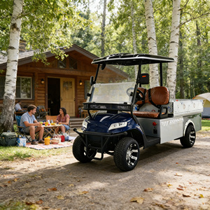 Carro de Golf Eléctrico de Alta Resistencia para 2 Personas, Motor de 48V 5KW, Alcance de 80KM, Ideal para Grandes Campos de Golf y Transporte Comercial - Product Image 1