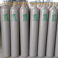 Cilindro de Helio Industrial de Alta Pureza de 20L, Sin Costuras, de Alta Calidad, para Maquinaria Industrial de Precisión