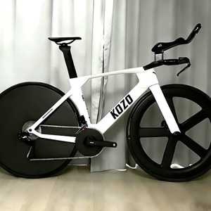 Bicicleta de Carretera con Cuadro de Carbono Integrado Optimizado 105 DI2, Ruedas de Carbono Cerradas 700C y Frenos de Disco - Product Image 1
