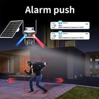 Caméra Dôme PTZ Solaire V380pro à Double Objectif 3K 6MP Audio Bidirectionnel Grand Angle Étanche Cloud 4G LTE Carte SIM Marché UE Asie