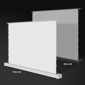 120-Inch Motorized Electric Pull-Up 3D Projection <strong>Screen</strong> 16:9 <strong>Projector</strong> <strong>Screen</strong> 4K Long Throw Home Portable Floor Rising Stand - Product Image 3