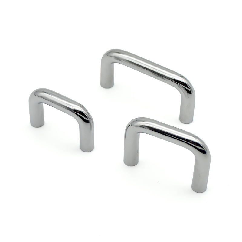 XK632 Carbon Steel Industrial Handle Chrome Plated Handle U Shaped Cabinet Door Handle