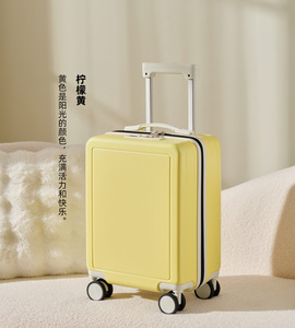 Maleta Koffer 16 Zoll Lightweight <strong>Suitcase</strong>, <strong>Small</strong> Carry on Trolley Luggage with Silent Spinner Wheels Password Lock for Kids - Product Image 6