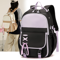 Mochila Escolar de Diseño Nuevo con Gran Capacidad Multiusos para Laptop, Viajes, Negocios, Mujeres, con Logotipo Personalizado