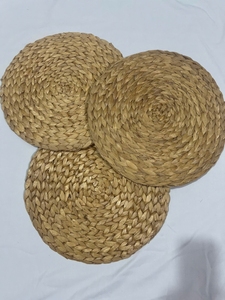 Handmade Rectangular Water Hyacinth <b>Placemat</b> 100% Natural Eco-Friendly Coasters Customizable Design 25cm X 35cm - Product Image 5