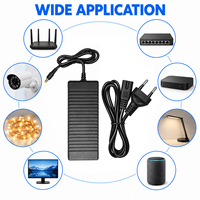 Adaptateur Secteur Commutable de Bureau 24V 5A 120W AC/DC avec Connecteurs DC Multiples 5.5x2.5mm pour Décodeur, Routeur, LED - Vente en Gros Personnalisée