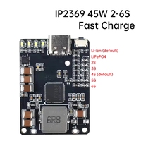 Module de charge et de décharge de batterie au lithium Type-C 45W 2S-6S, chargeur de batterie Li-ion / LiFePO4, batterie externe, outil électrique