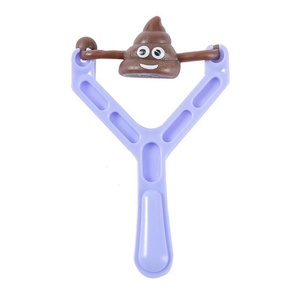 Jouet à presser pour enfants, lanceur créatif amusant, farce avec caca collant, mini lanceur en plastique anti-stress traditionnel - Product Image 5