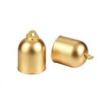 Ornement de Noël en fer en forme de cloche à tube droit, pendentif métallique à sommet rond, pour couronne, porte, arbre, maison, bureau, hôtel, décoration de fêtes