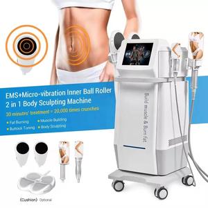 Rullo Professionale per Massaggio Anticellulite con Sfera Interna per Drenaggio Linfatico, 2 Maniglie, Modellamento Corpo, Macchina Endosfera Snellente - Product Image 1