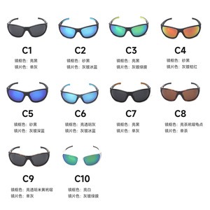 TAC Polarized Lens Fishing Goggles Anti Glare Anti Fatigue For Boating Beach Fishing Outdoor Sports Men's Plastic Frame - Product Image 4
