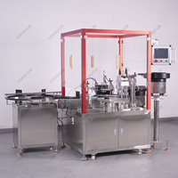 Solution de poudre lyophilisée automatique 1ml 10ml Machine de bouchage et de bouchage remplisseur et capsuleuse de liquide de flacon