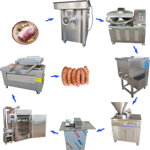Máquina para hacer salchichas usada <span class=keywords><strong>pequeña</strong></span> <span class=keywords><strong>de</strong></span> chorizo planta <span class=keywords><strong>de</strong></span> fabricación <span class=keywords><strong>de</strong></span> ahumado en línea - Product Image 4