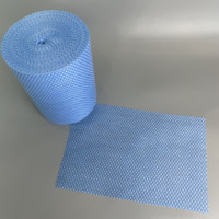 Japan Market Mult-popurse Wavy Pattern Spunlace Wipe Serviette à vaisselle non tissée Serviette à vaisselle jetable J Chiffon Lingettes de nettoyage de cuisine