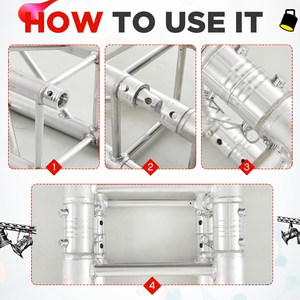TUV Certified 290*290mm Aluminum Stage Truss for DJ Truss Aluminum <strong>and</strong> <strong>Trade</strong> <strong>Show</strong> <strong>and</strong> <strong>Party</strong> <strong>Equipment</strong> Support - Product Image 3
