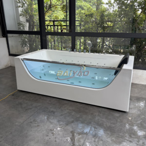 <span class=keywords><strong>Baignoire</strong></span> <span class=keywords><strong>de</strong></span> massage rectangulaire <span class=keywords><strong>de</strong></span> luxe pour une personne avec installation <span class=keywords><strong>de</strong></span> tablier d'égouttage pour spa à domicile <span class=keywords><strong>ou</strong></span> hôtel <span class=keywords><strong>de</strong></span> qualité supérieure - Product Image 2