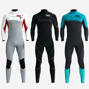 Trajes de <span class=keywords><strong>Neopreno</strong></span> Personalizados de Manga Larga para Surf, <span class=keywords><strong>3</strong></span>/2mm, para <span class=keywords><strong>Hombre</strong></span> y Mujer, con Cierre Frontal en el Pecho - Product Image 1