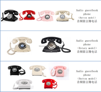 Cabine téléphonique en métal lisse pour décoration de mariage, support de livre d'or audio et vidéo