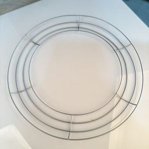 डिय सजावट लोहे कला उत्सव गोल तार माला माला माला माला माला - Product Image 3