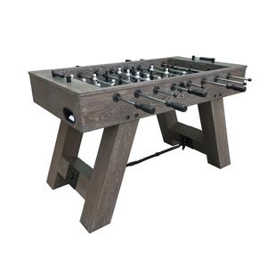 Mesa de Futbolito Profesional de Tamaño Estándar de 5 Pies, Color Gris Hierro, con Barra de Juego de Acero, 4 Balones de Fútbol - Product Image 1