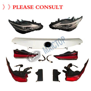 Maictop accesorios de coche facelift bodykit frente parachoques trasero de la rejilla para <span class=keywords><strong>CT</strong></span> <span class=keywords><strong>200h</strong></span> CT200 CT200h 2012-Actualización de 2019 a 2020 de 2021 - Product Image 5