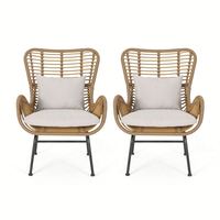 Ensemble de mobilier de jardin moderne en plastique : chaises et tables de loisirs portables, imperméables et écologiques pour villa, salle à manger, chambre