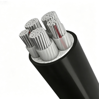 Câble d'alimentation électrique industriel flexible à moyenne tension personnalisable, conducteur en aluminium XLPE, indice de protection IP68, pour appareils ménagers