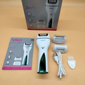Depiladora Eléctrica 3 en 1 Vgr V-728, Nueva Depiladora de Aguja, Depilación Corporal para Mujer, Afeitadora Corporal Inalámbrica para Mujer - Product Image 5