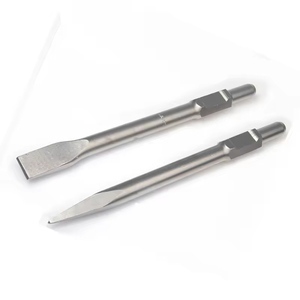 बहु-विनिर्देश स्टील इलेक्ट्रिक पिकअप कुल्हाड़ी चिसल हेक्सागोनल इंगित फ्लैट चिजेल वर्ग 65a पांच छेद ड्रिल बिट 17*280 मिमी diy - Product Image 2