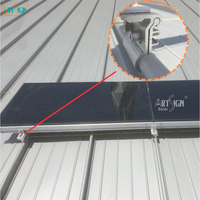 ART SIGN Rak Atap Anti-Korosi dari Aluminium Alloy 6005-T5, Braket Pemasangan Panel Surya, Klem Atap PV, Panel Surya yang Dapat Disesuaikan