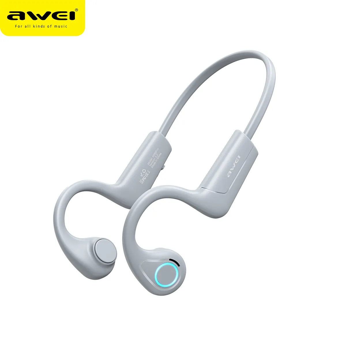Awei A886 Pro Air Conduction Headphones Wireless Open Ear Headset For Running Cycling Yoga