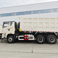 Camion benne lourd diesel FAW 6X4 de marque chinoise d'origine, neuf, avec conduite à gauche, caméra de recul, 390HP/420HP, à vendre