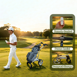 Voiturette de <span class=keywords><strong>golf</strong></span> électrique Icango G1 à suivi automatique avec 5 roues, batterie au lithium, autonomie jusqu'à 36 trous - Product Image 5