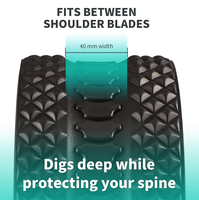 Ensemble de 4 roues de yoga à rouleaux dorsaux en EVA et ABS pour étirement musculaire, massage, mobilité, récupération, Pilates, vente en gros OEM