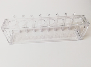 Gelsonlab HSG-020 de <span class=keywords><strong>tube</strong></span> à Essai Acrylique Support de Support de <span class=keywords><strong>Tube</strong></span>, TestLab Support de <span class=keywords><strong>Tube</strong></span> à Essai Support 22mm 8 Trous - Product Image 4
