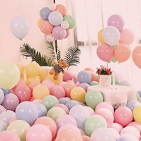 Ballons longs et épais en gros, bandes de latex multicolores vibrantes pour décorations de fond de fête d'anniversaire et de mariage